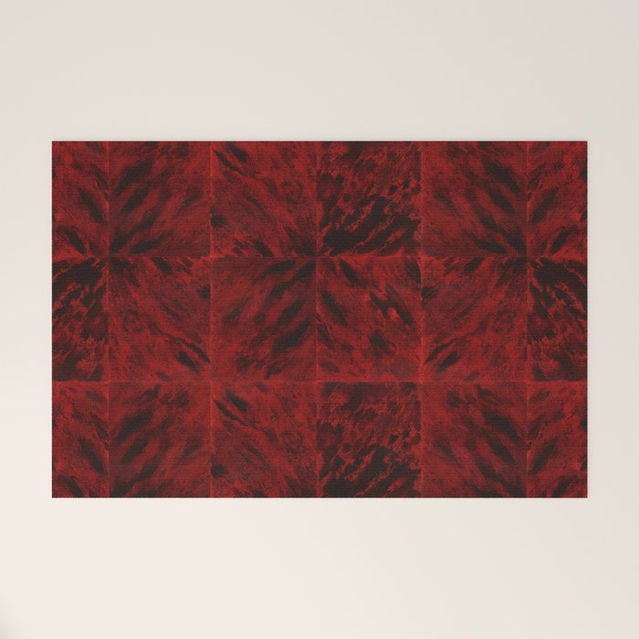 Faux Tortoiseshell 2 - Red Welcome Mat Gallery Image 1