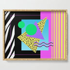 Memphis pattern 132 - 80s / 90s Retro Serving Tray Gallery Image 1