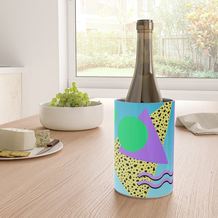 Memphis pattern 132 - 80s / 90s Retro Wine Chiller Gallery Image 4