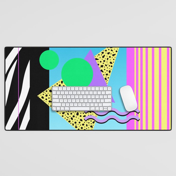 Memphis pattern 132 - 80s / 90s Retro Desk Mat Gallery Image 1