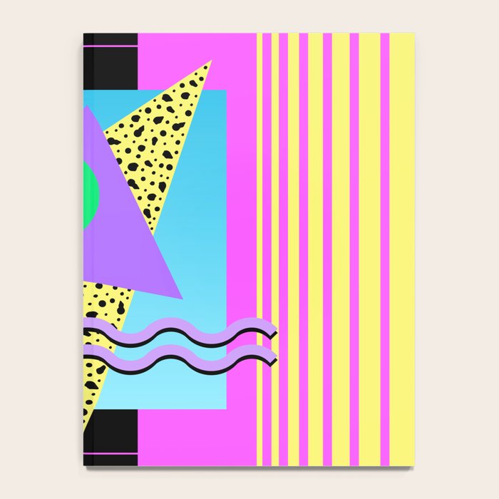 Memphis pattern 132 - 80s / 90s Retro Notebook Gallery Image 4