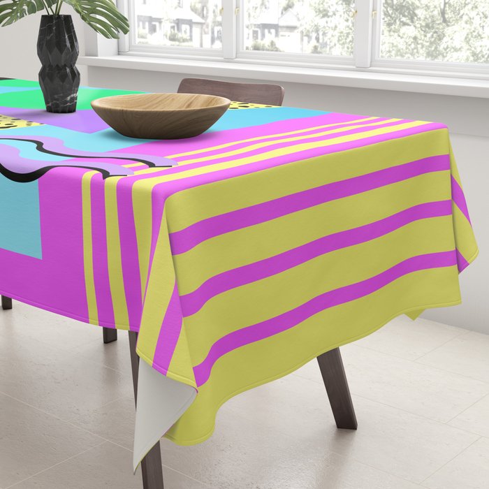 Memphis pattern 132 - 80s / 90s Retro Tablecloth Gallery Image 3
