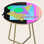 Memphis pattern 132 - 80s / 90s Retro Side Table Gallery Image 2
