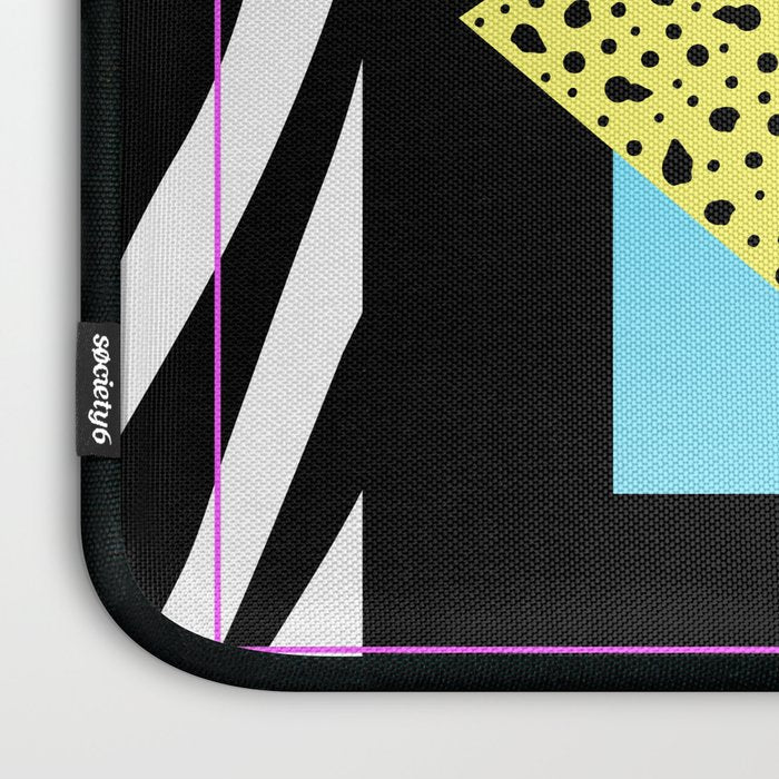 Memphis pattern 132 - 80s / 90s Retro Laptop Sleeve Gallery Image 3