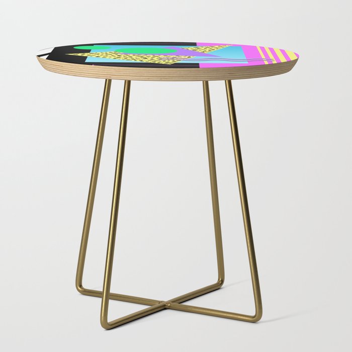 Memphis pattern 132 - 80s / 90s Retro Side Table Gallery Image 1