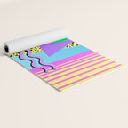 Memphis pattern 132 - 80s / 90s Retro Yoga Mat Gallery Image 2
