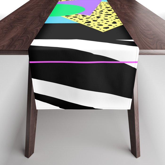 Memphis pattern 132 - 80s / 90s Retro Table Runner Gallery Image 1