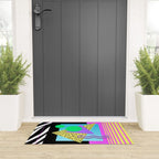 Memphis pattern 132 - 80s / 90s Retro Welcome Mat Gallery Image 3