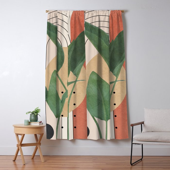 Nature Geometry V Window Curtain Gallery Image 5