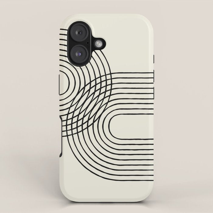 Arch duo 2 Mid century modern iPhone Case Gallery Image 1