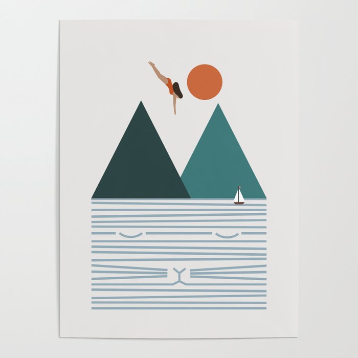 Cat Landscape 83 Poster Gallery Image 4