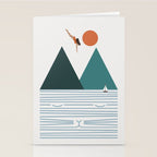 Cat Landscape 83 Stationery Card Gallery Image 2