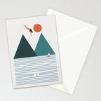 Cat Landscape 83 Stationery Card Gallery Image 2