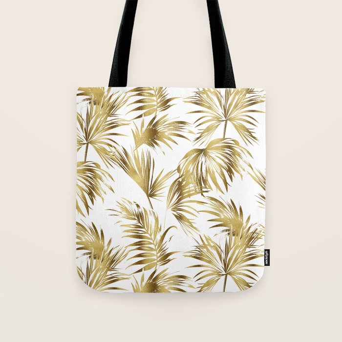 Golden palms Tote Bag Gallery Image 1