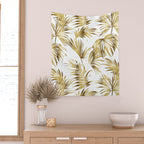 Golden palms Wall Tapestry Gallery Image 2