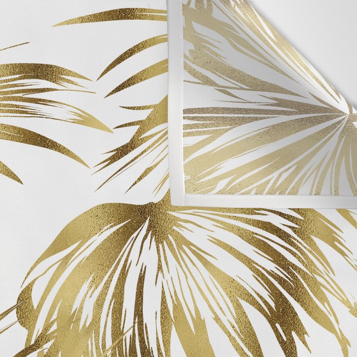 Golden palms Wall Tapestry Gallery Image 3