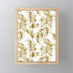 Golden palms Mini Art Print Gallery Image 1