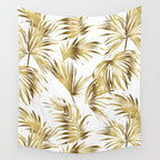 Golden palms Wall Tapestry Gallery Image 4