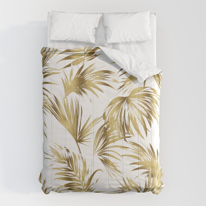 Golden palms Comforter Gallery Image 6