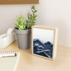 Japanese Wall Art Wave Poster Ocean Wall Art Minimalist Print Blue Japandi Art Wabi Sabi Painting Mini Art Print Gallery Image 2