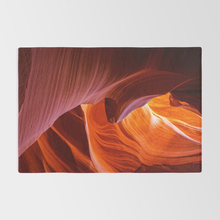 A Sculpture Of Nature Antelope Canyon Arizona Landscape Rug Gallery Image 2