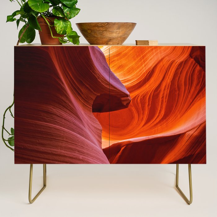 A Sculpture Of Nature Antelope Canyon Arizona Landscape Credenza Gallery Image 1