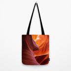A Sculpture Of Nature Antelope Canyon Arizona Landscape Tote Bag Gallery Image 2