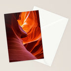 A Sculpture Of Nature Antelope Canyon Arizona Landscape Stationery Card Gallery Image 2