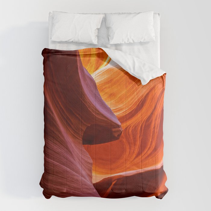 A Sculpture Of Nature Antelope Canyon Arizona Landscape Comforter Gallery Image 6