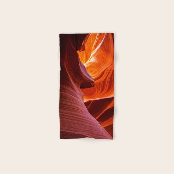 A Sculpture Of Nature Antelope Canyon Arizona Landscape Bath Towel Gallery Image 1