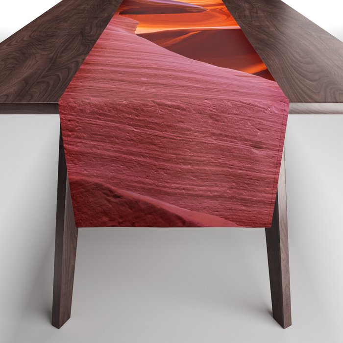 A Sculpture Of Nature Antelope Canyon Arizona Landscape Table Runner Gallery Image 1