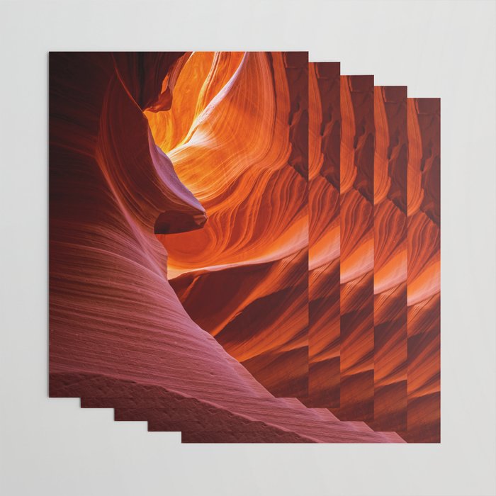 A Sculpture Of Nature Antelope Canyon Arizona Landscape Wrapping Paper Gallery Image 3