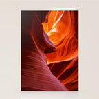 A Sculpture Of Nature Antelope Canyon Arizona Landscape Stationery Card Gallery Image 2