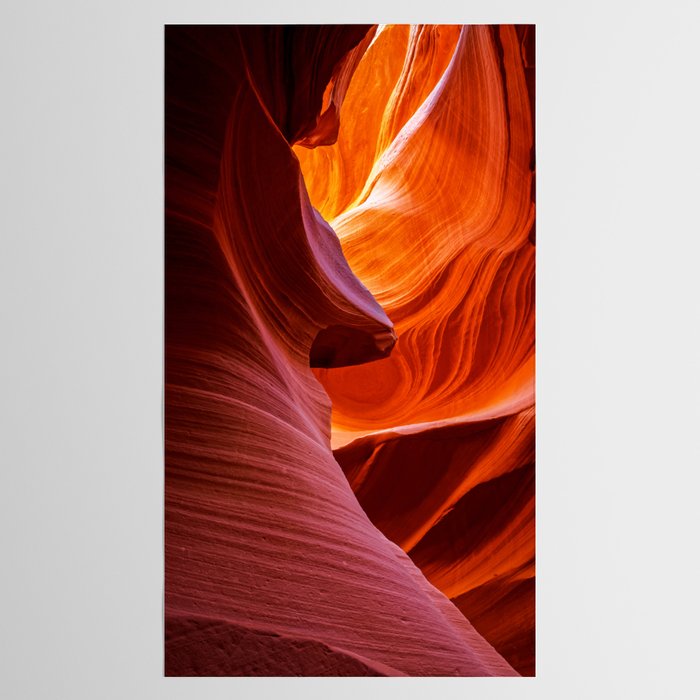 A Sculpture Of Nature Antelope Canyon Arizona Landscape Tablecloth Gallery Image 2