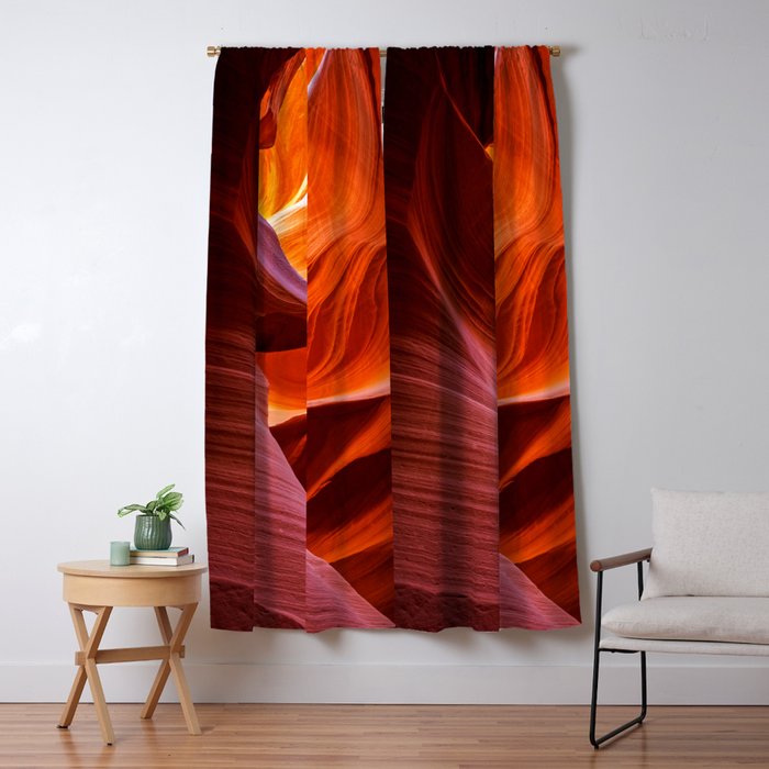 A Sculpture Of Nature Antelope Canyon Arizona Landscape Window Curtain Gallery Image 5
