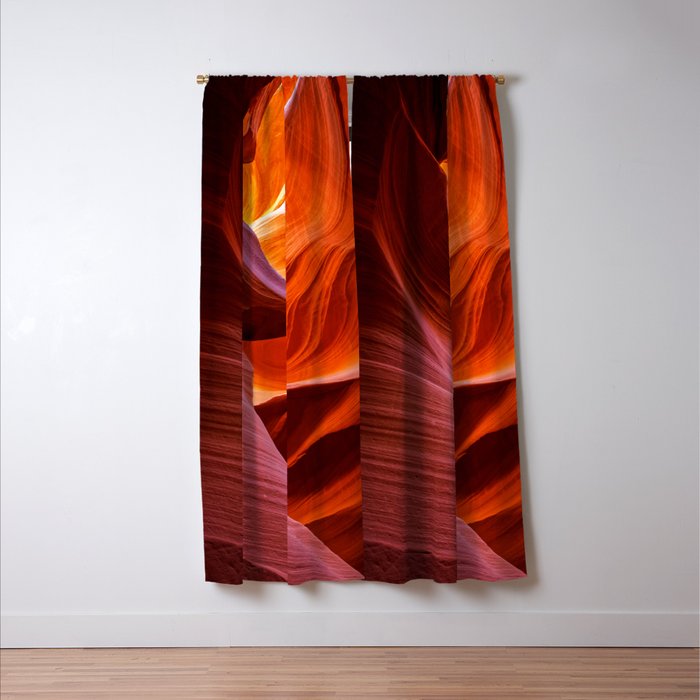 A Sculpture Of Nature Antelope Canyon Arizona Landscape Window Curtain Gallery Image 3