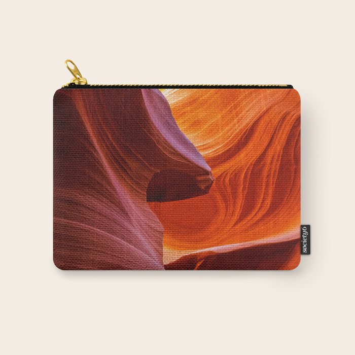 A Sculpture Of Nature Antelope Canyon Arizona Landscape Carry All Pouch Gallery Image 1