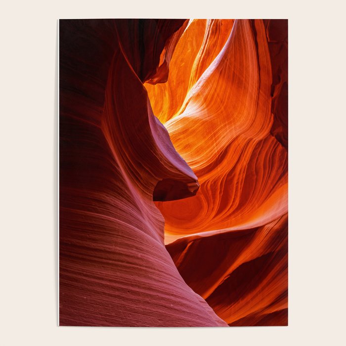 A Sculpture Of Nature Antelope Canyon Arizona Landscape Poster Gallery Image 1