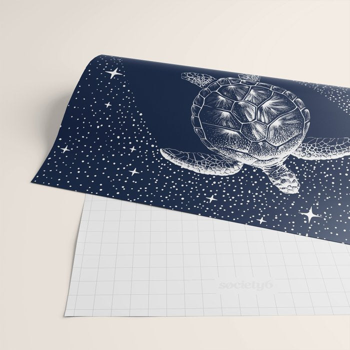 Starry Turtle Wrapping Paper Gallery Image 2