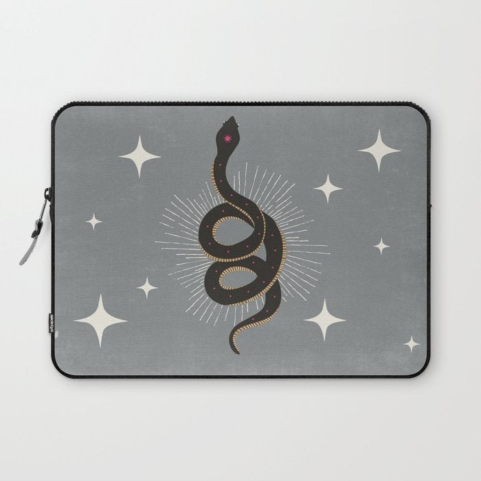 Slither - Gray Laptop Sleeve Gallery Image 1