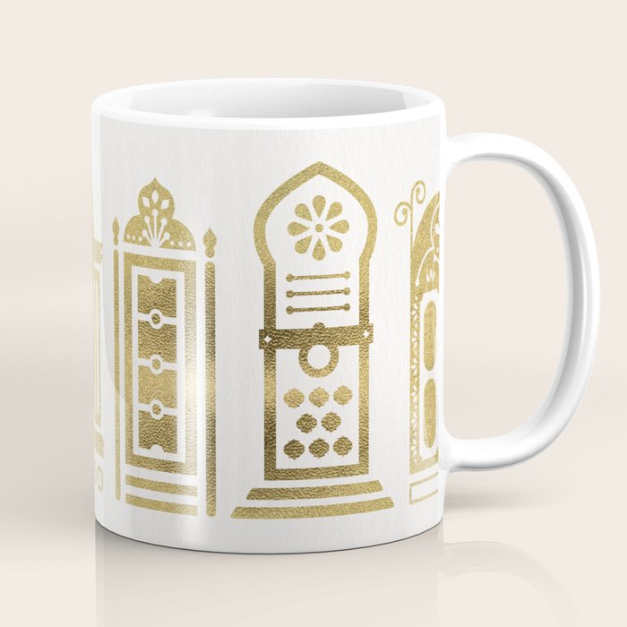 Moroccan Doors - Gold Palette Coffee Mug Gallery Image 1