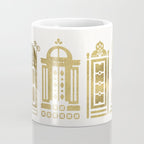 Moroccan Doors - Gold Palette Coffee Mug Gallery Image 4