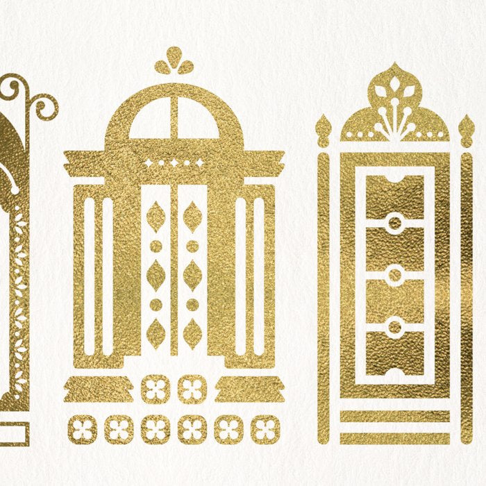 Moroccan Doors - Gold Palette Coffee Mug Gallery Image 2