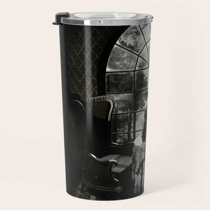 Room Skull B&W Travel Mug Gallery Image 3