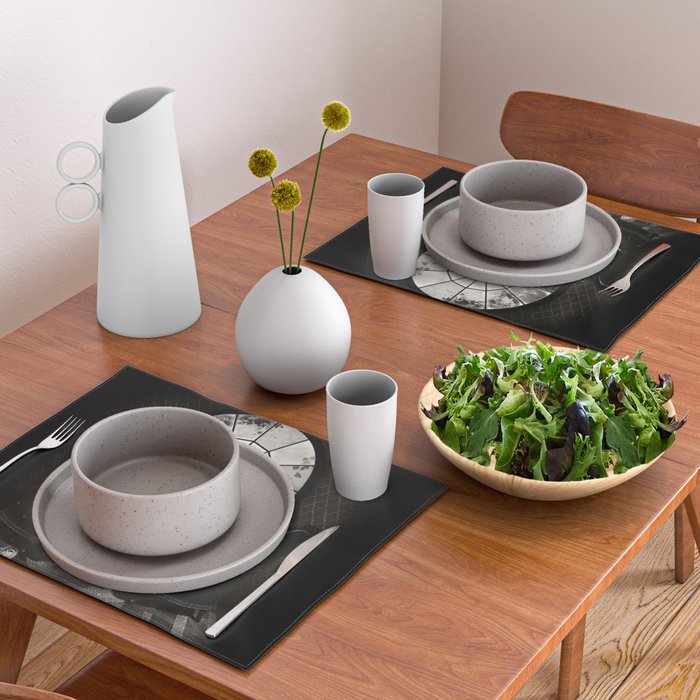 Room Skull B&W Placemat Gallery Image 2