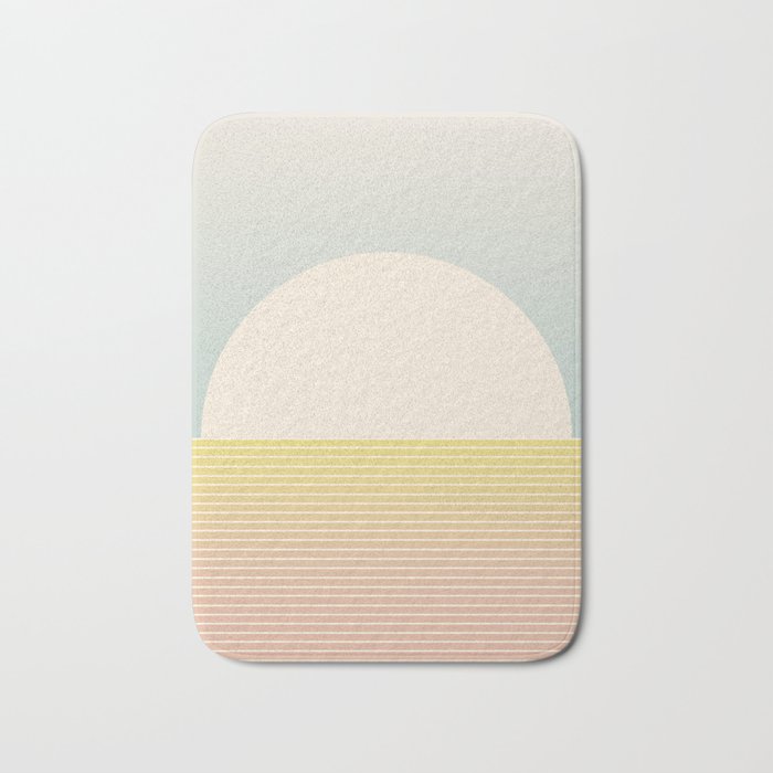 Sunrise / Sunset Abstract Gradient I Bath Mat Gallery Image 1