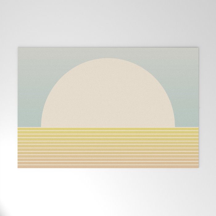 Sunrise / Sunset Abstract Gradient I Welcome Mat Gallery Image 1