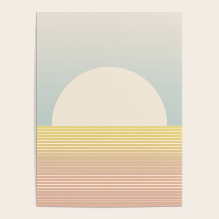 Sunrise / Sunset Abstract Gradient I Poster Gallery Image 4