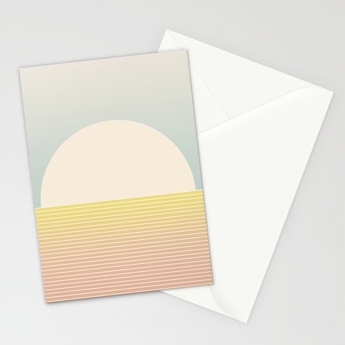 Sunrise / Sunset Abstract Gradient I Stationery Card Gallery Image 2