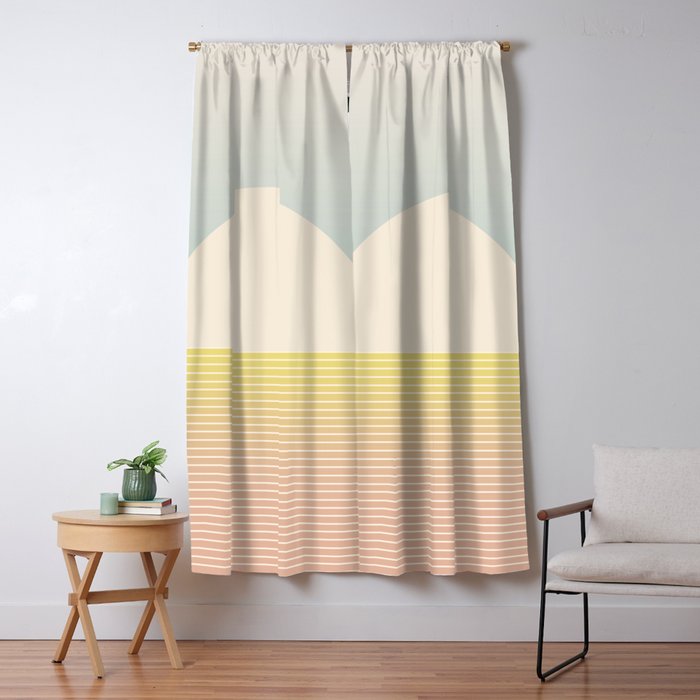 Sunrise / Sunset Abstract Gradient I Window Curtain Gallery Image 5
